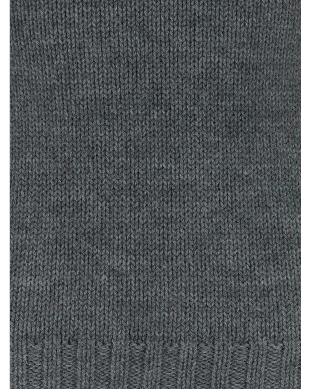 Jil Sander Blue Slim Fit Wool V-Neck Jumper With Dropped Shoulders