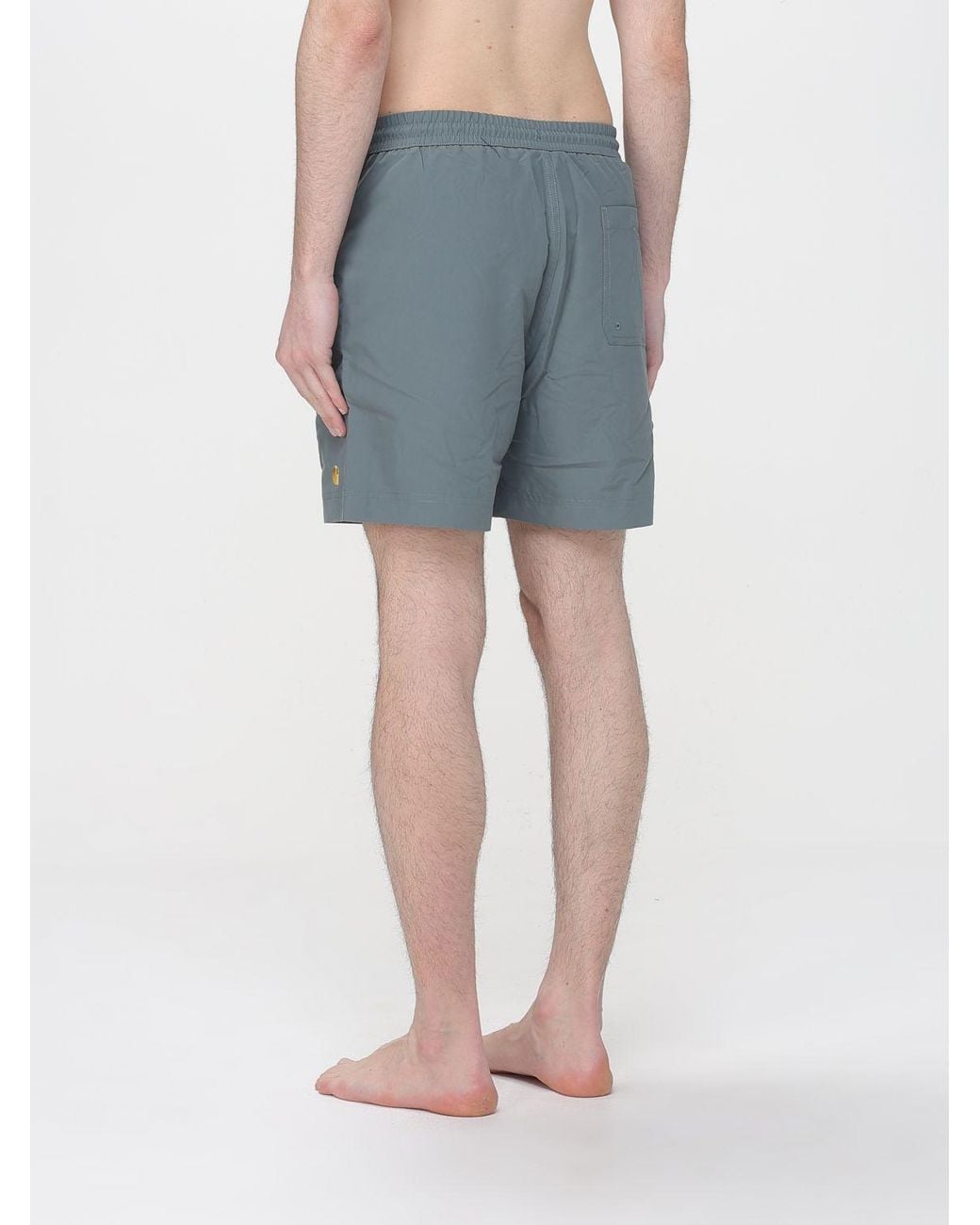 Carhartt Blue Technical Fabric Swimsuit for men