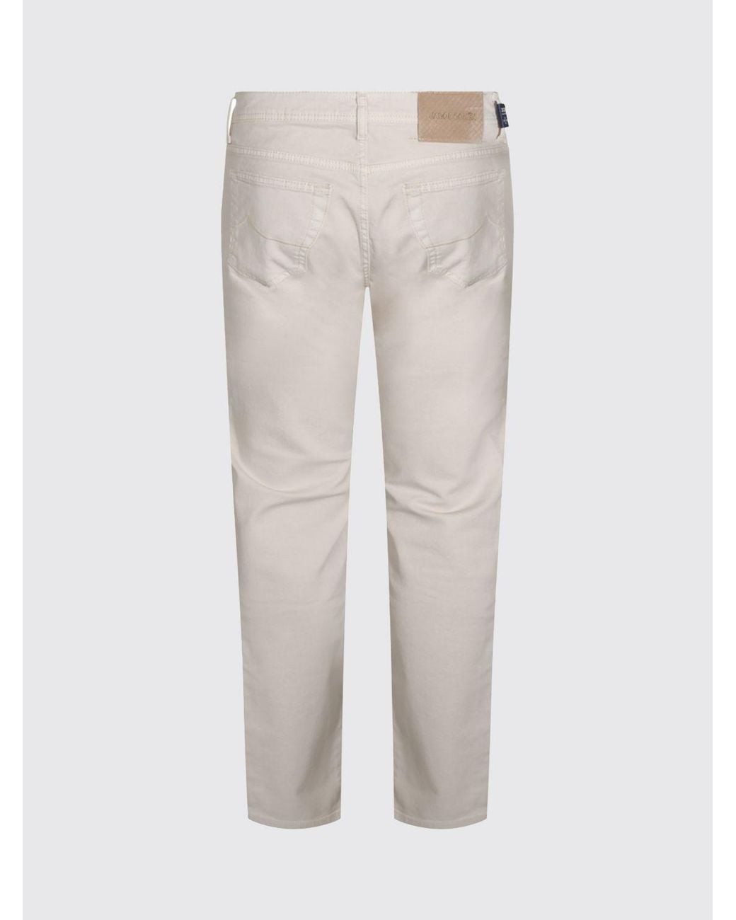 Jacob Cohen Pink Mid-Rise Straight Fit Stretch Denim Jeans for men
