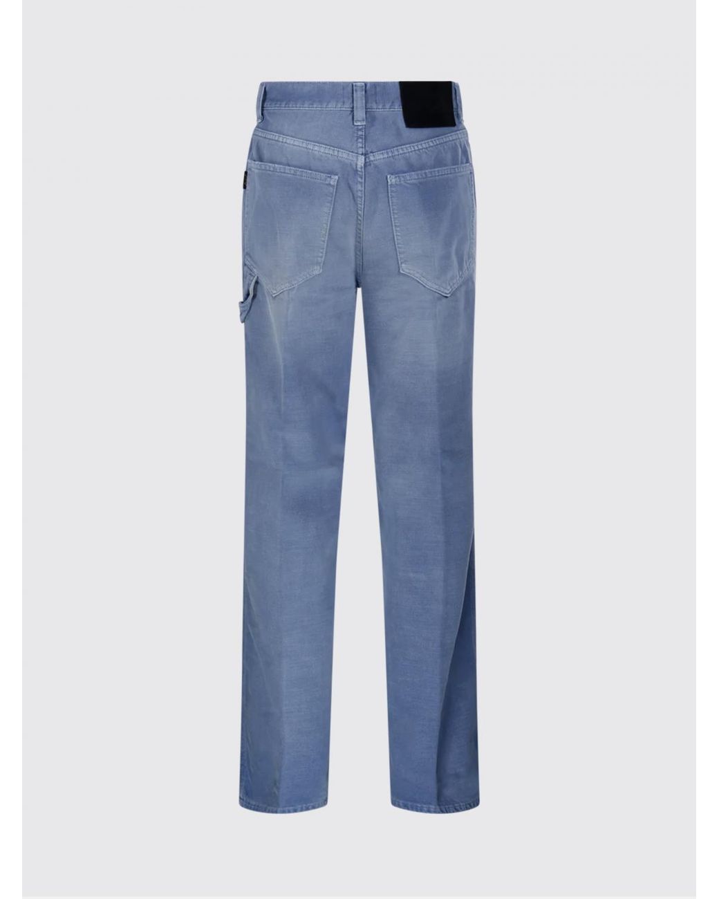 Haikure Blue Cotton Palazzo Jeans