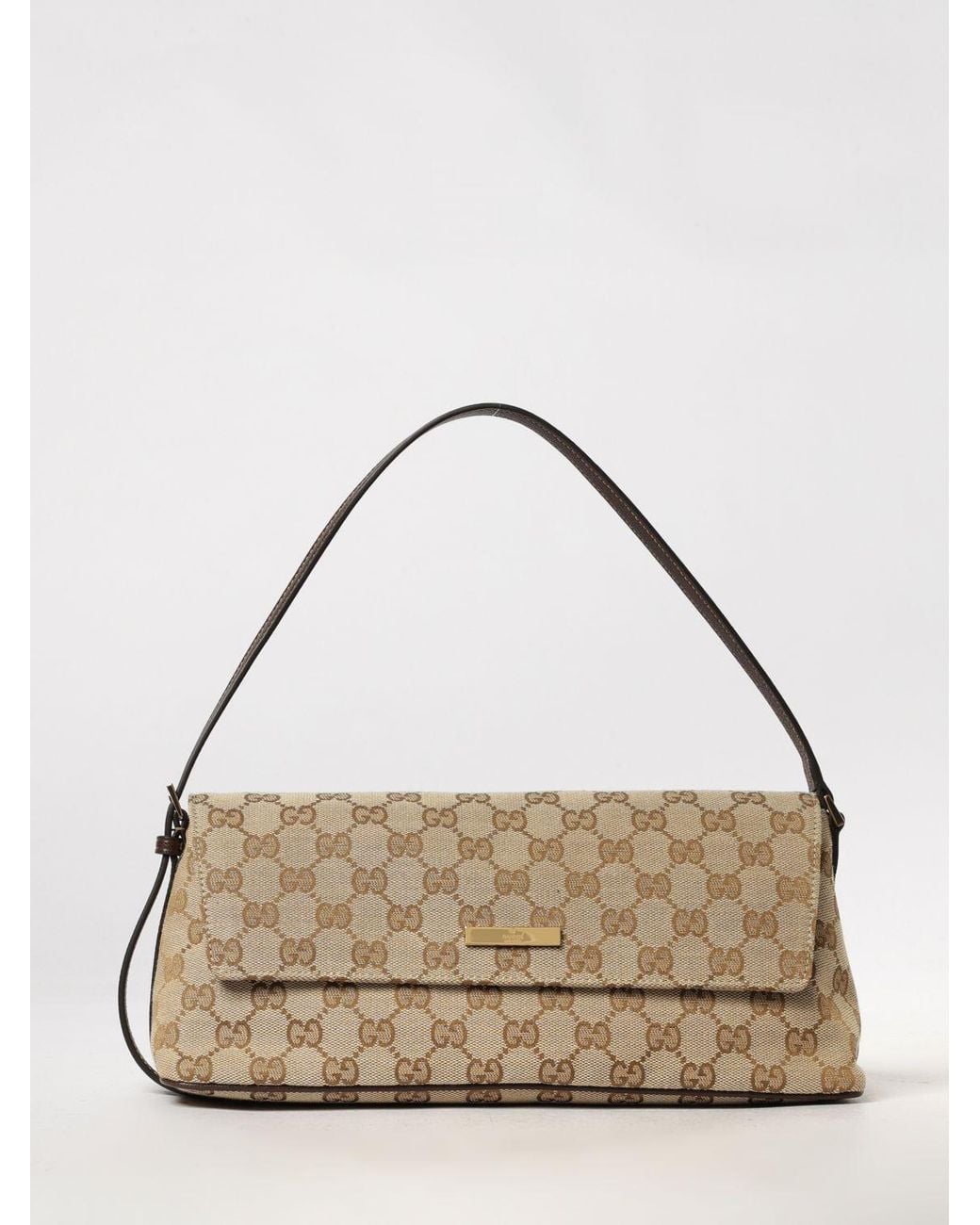 Gucci Metallic Madison Gg Monogram Jacquard Shoulder Bag With Leather Handle