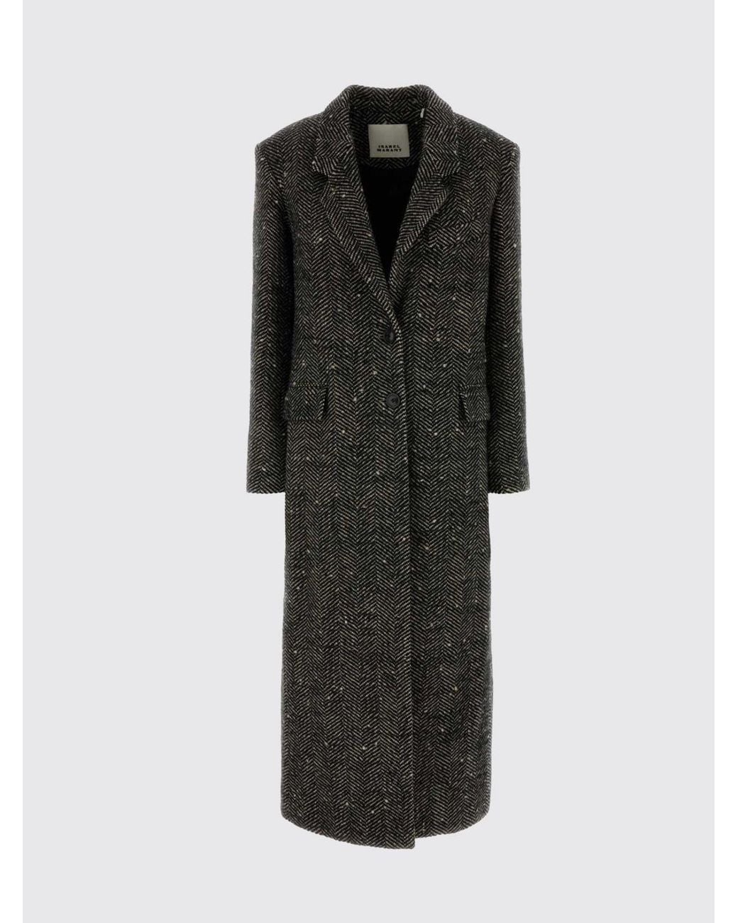 Isabel Marant Multicolor Single-Breasted Long Coat