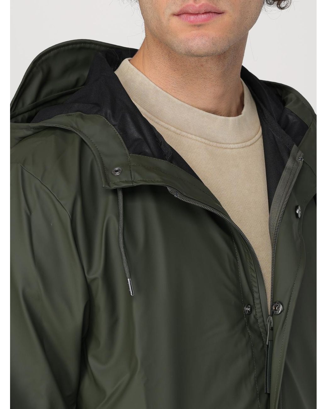 Rains Green Jacket for men