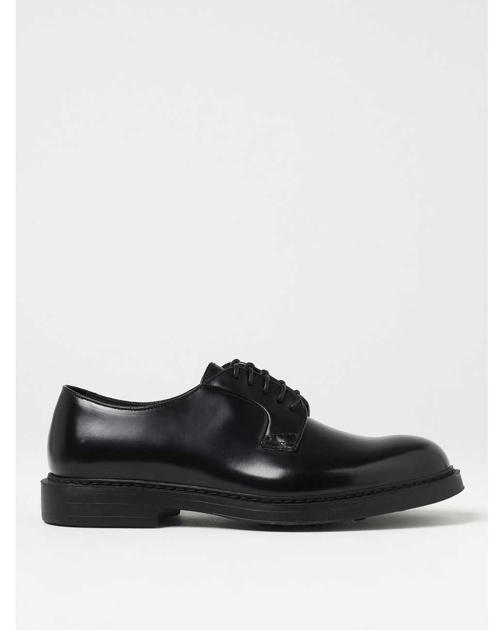 Doucal's Black Brogue Shoes for men
