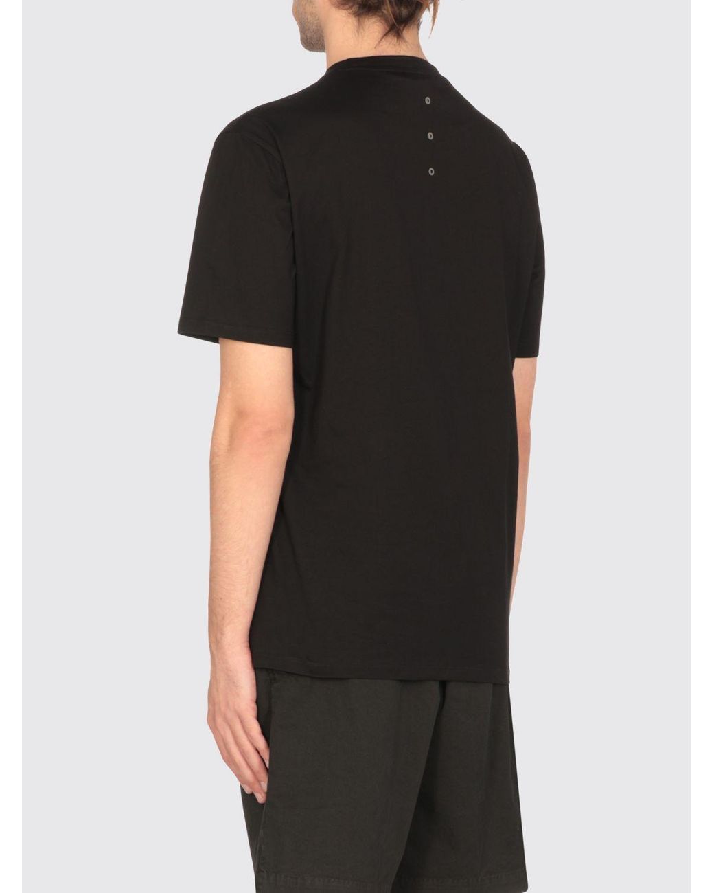 Premiata Black Cotton T-Shirt With Logo for men