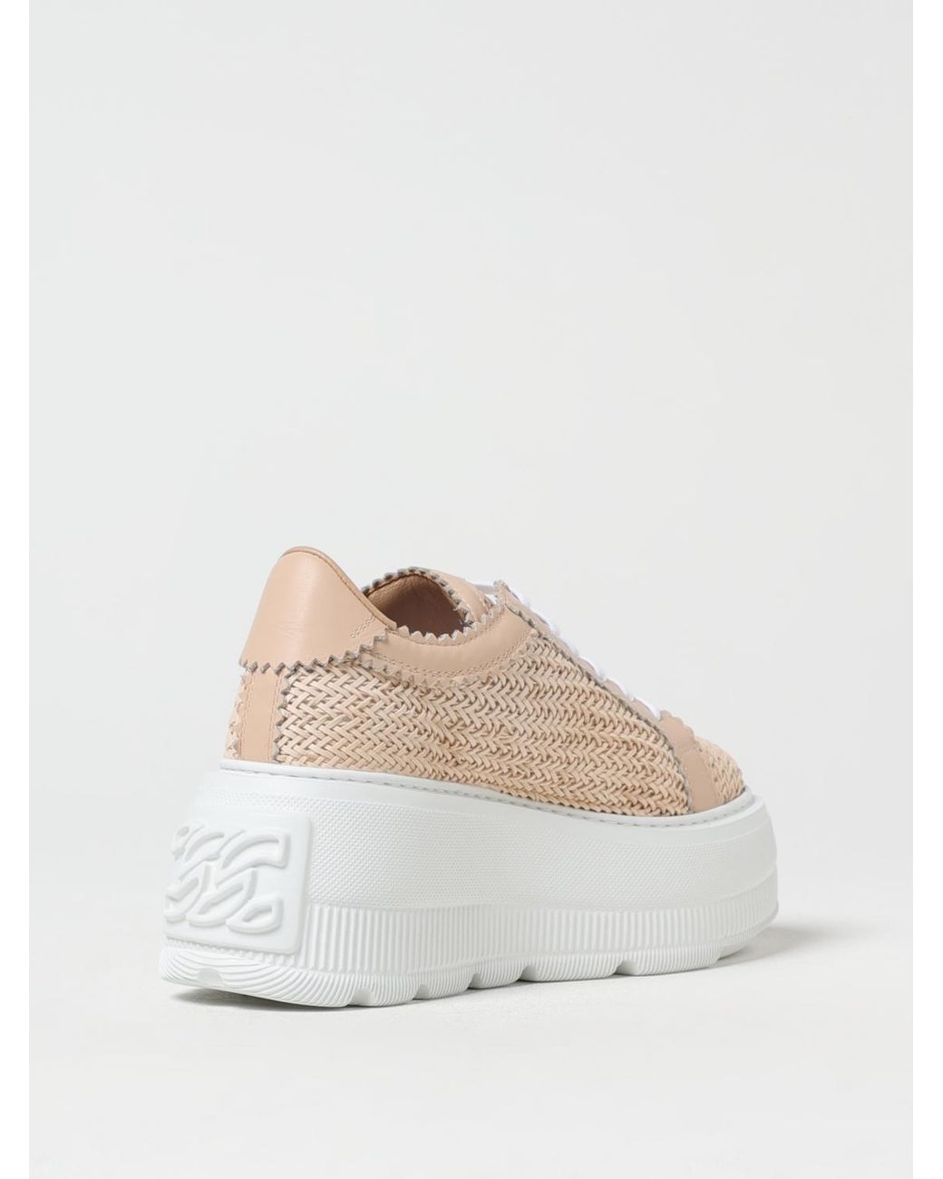 Casadei Pink Hanoi Nexus Leather Sneakers