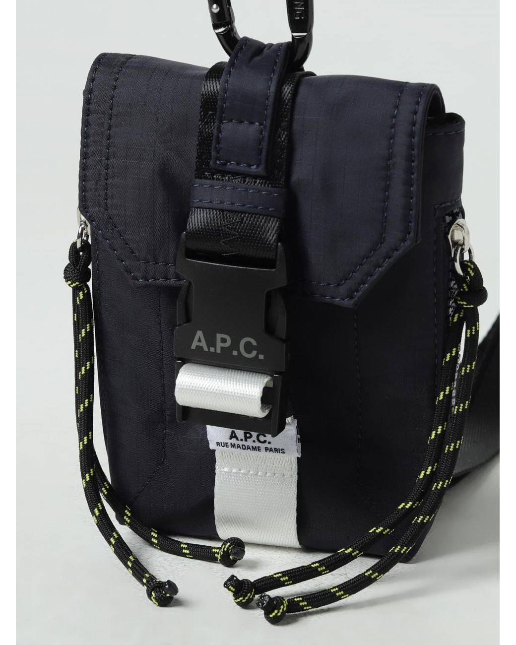 A.P.C. White Shoulder Bag for men