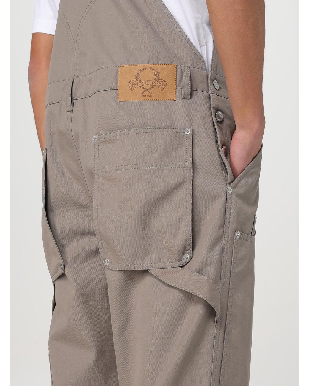 Moschino Couture Natural Trousers for men
