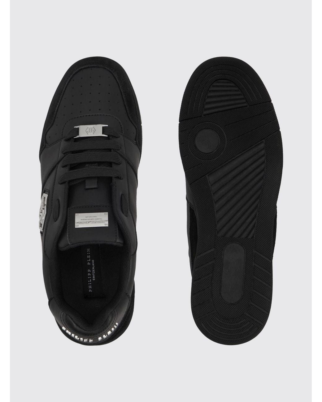 Philipp Plein Black Low-Top Sneakers for men