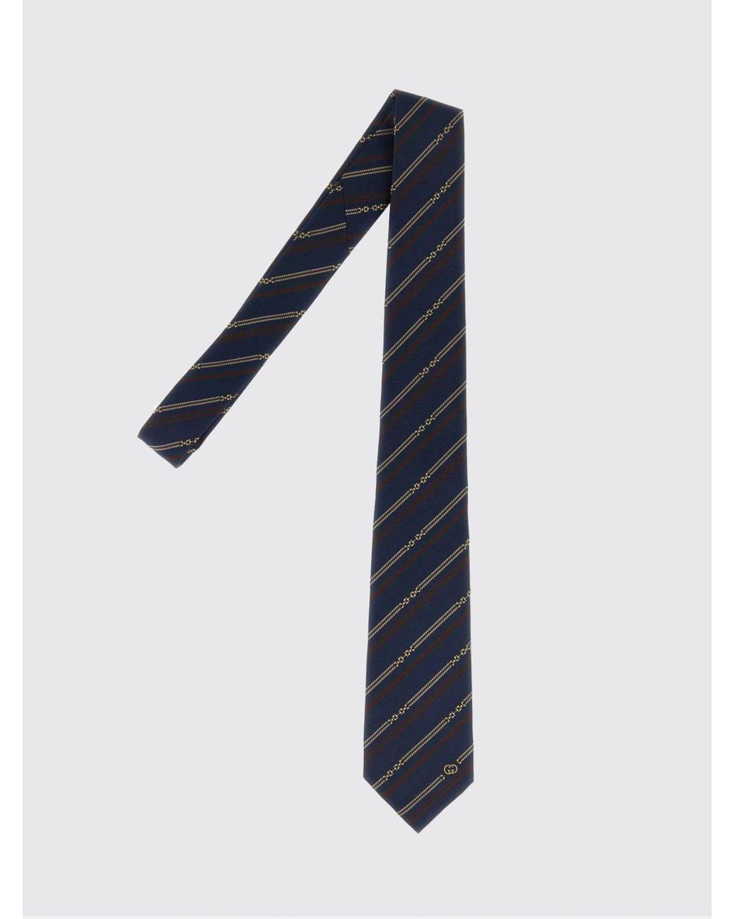 Gucci Seidenkrawatte Mit Regimental-Muster Und Gg-Jacquard-Monogramm in Blue für Herren