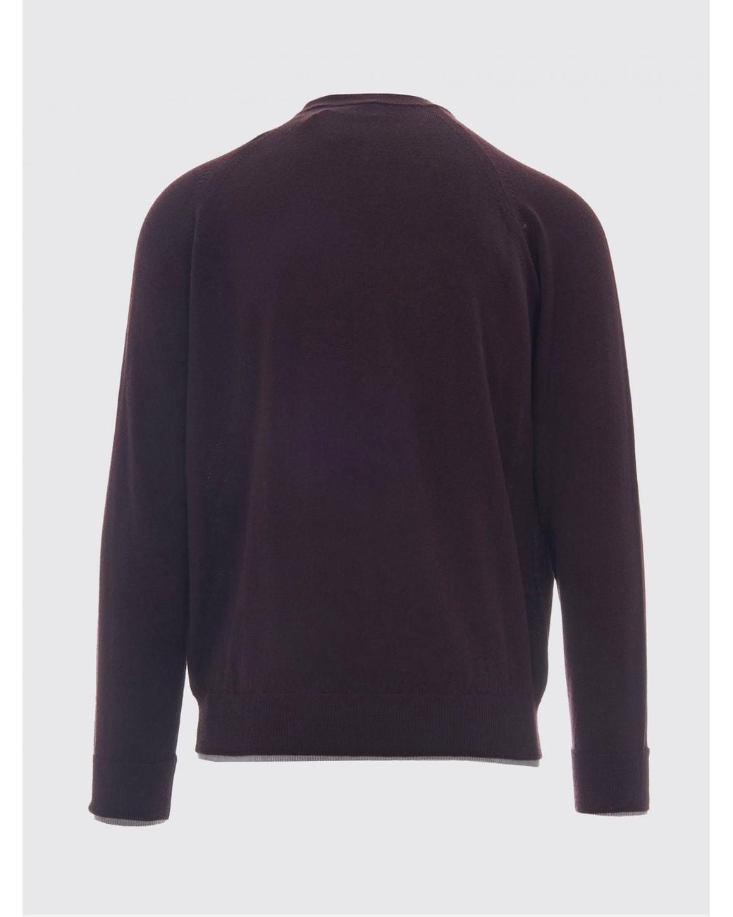 Eleventy Blue Long-Sleeved Crewneck Jumper for men