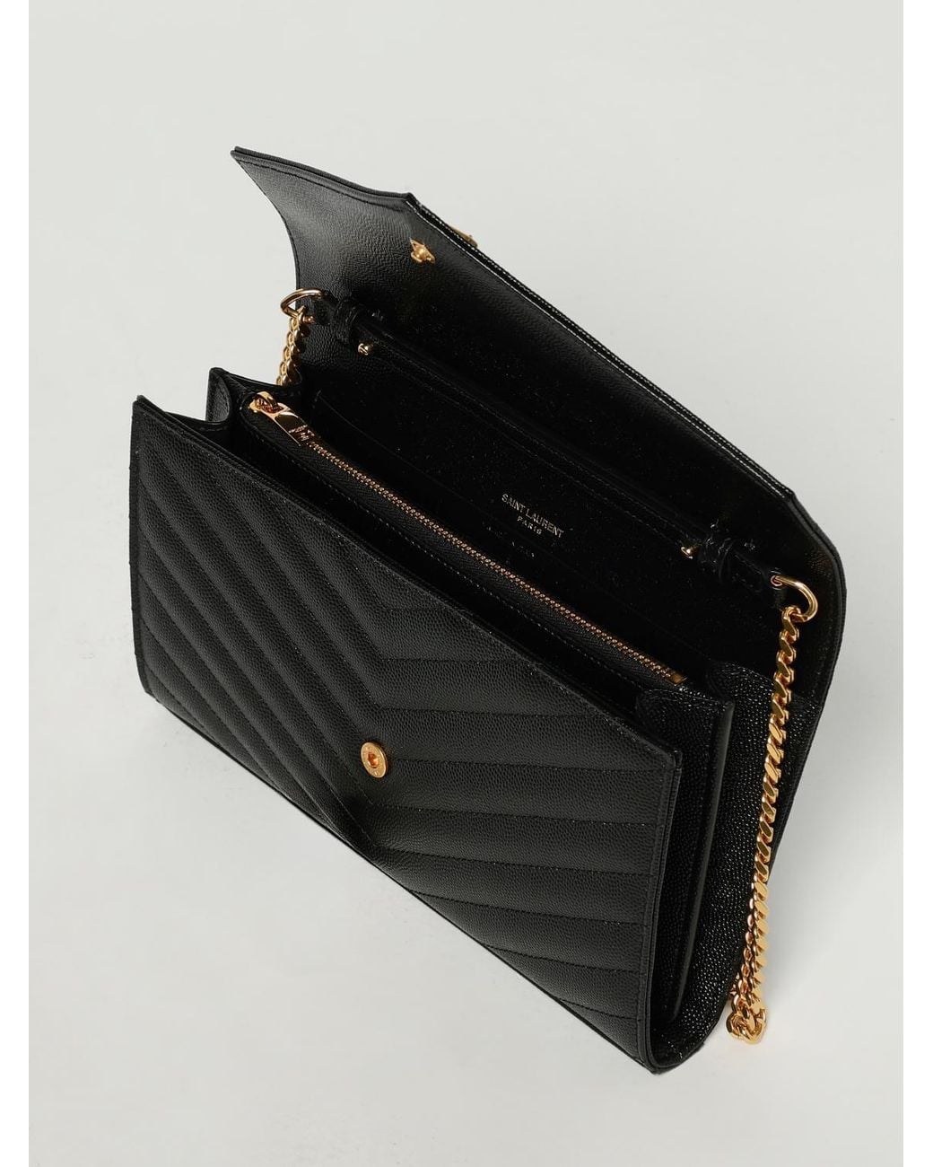 Saint Laurent Black Cassandre Bag