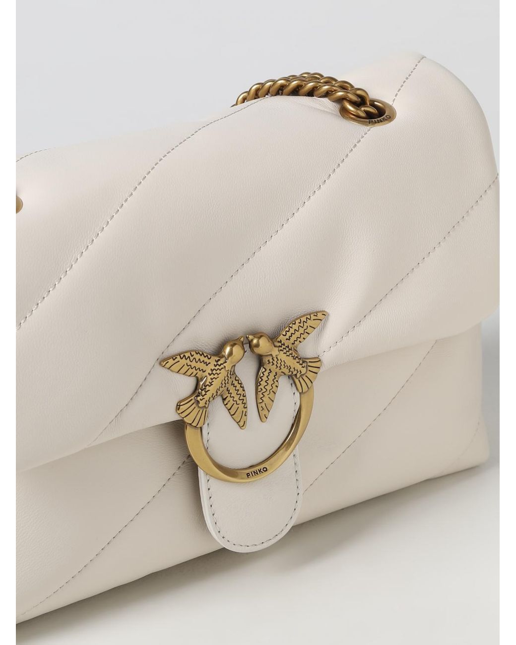 Pinko Natural Love Bag Puff Quilted Nappa Bag