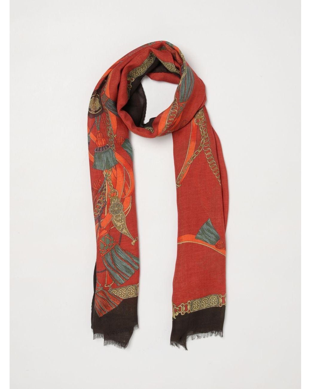 Etro Red Neck Scarf