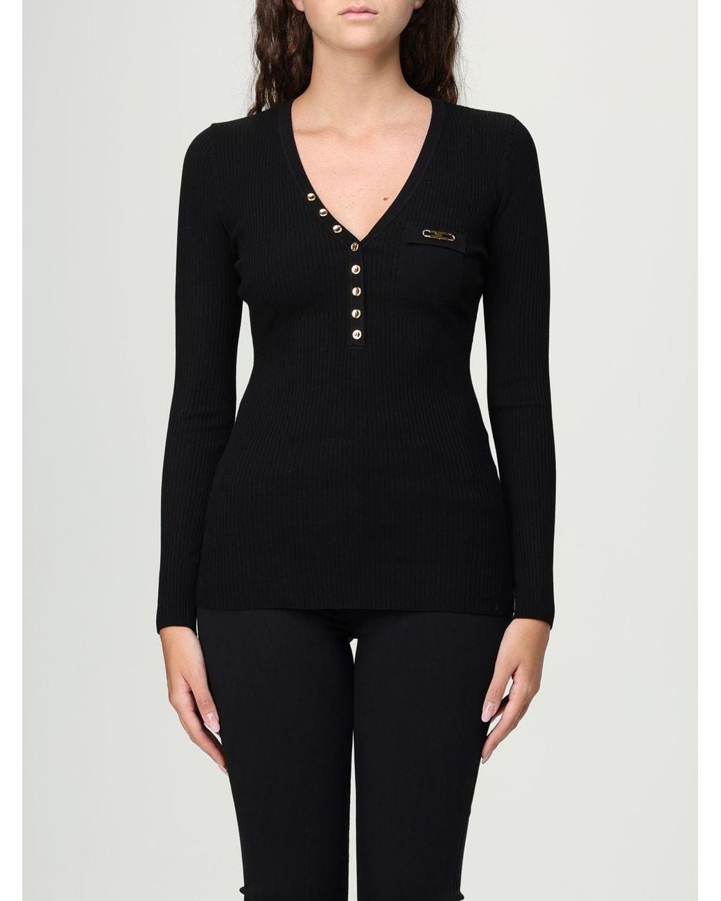 Elisabetta Franchi Black Jumper