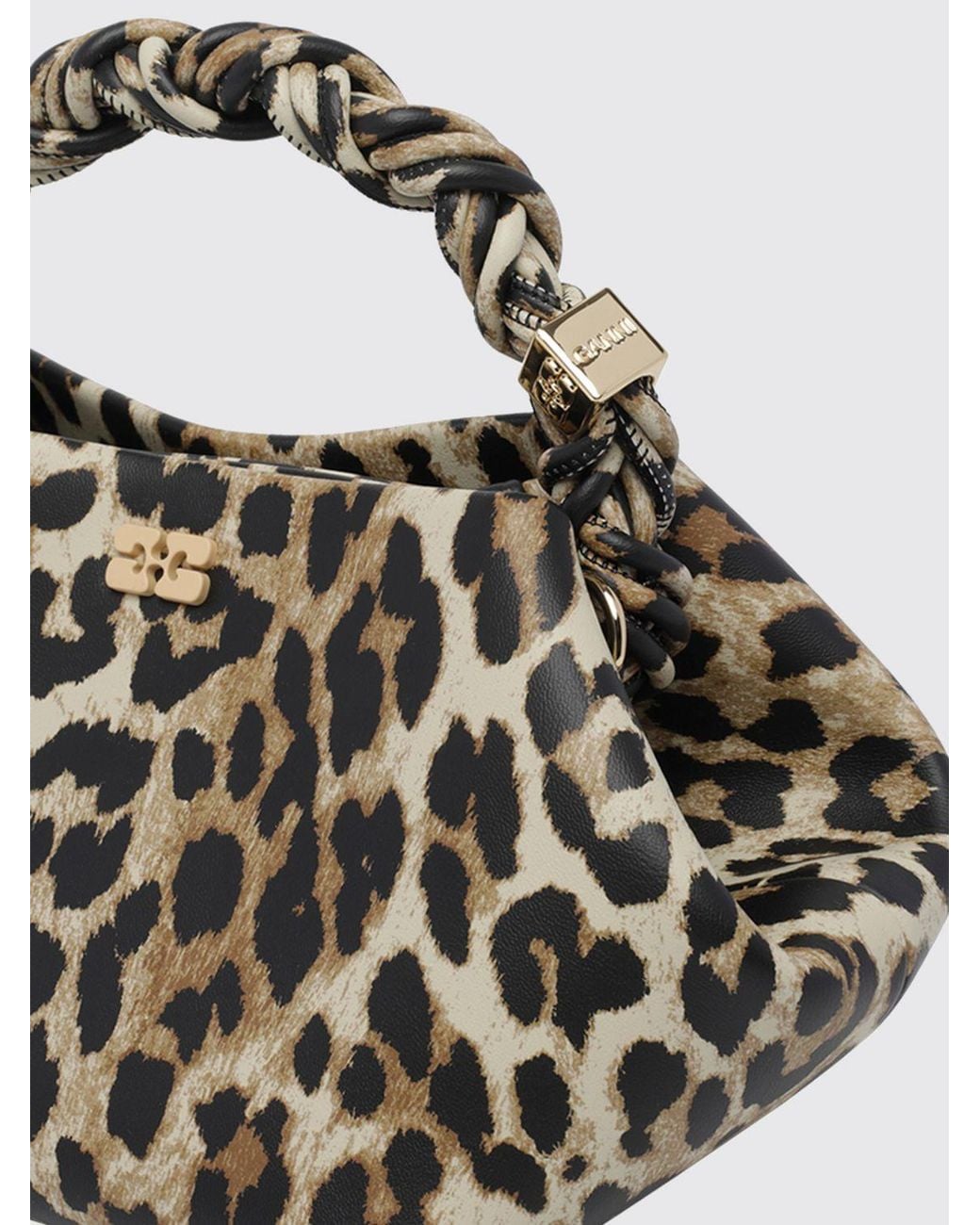 Ganni Metallic Handbag