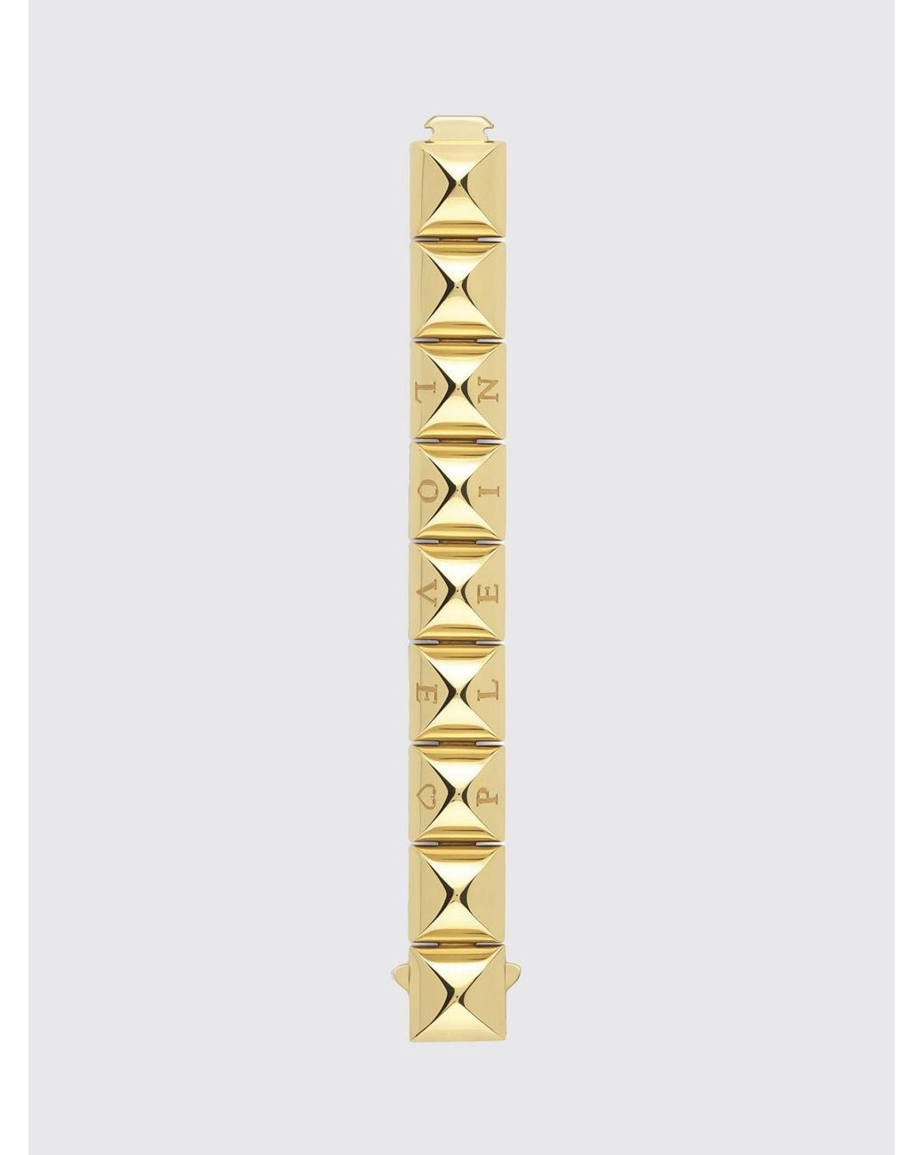 Philipp Plein Metallic Brass Bracelet