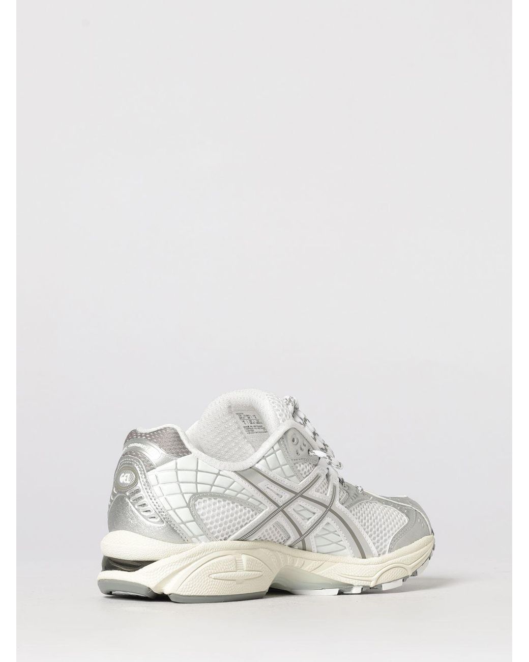 Asics White Gel-Nimbus 10.1 Mesh And Rubber Sneakers
