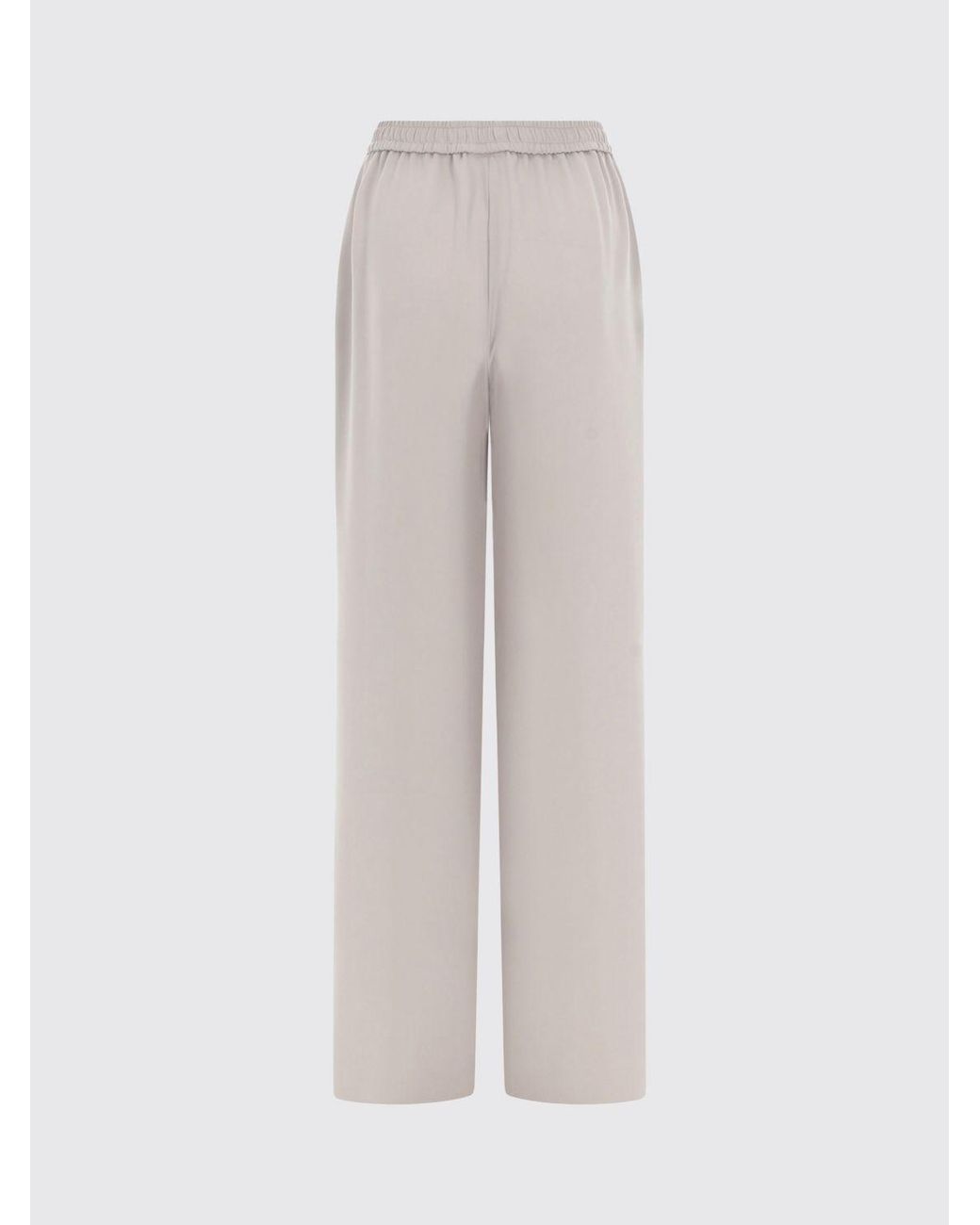 Herno Pink High-Waisted Jersey Palazzo Trousers With Drawstring