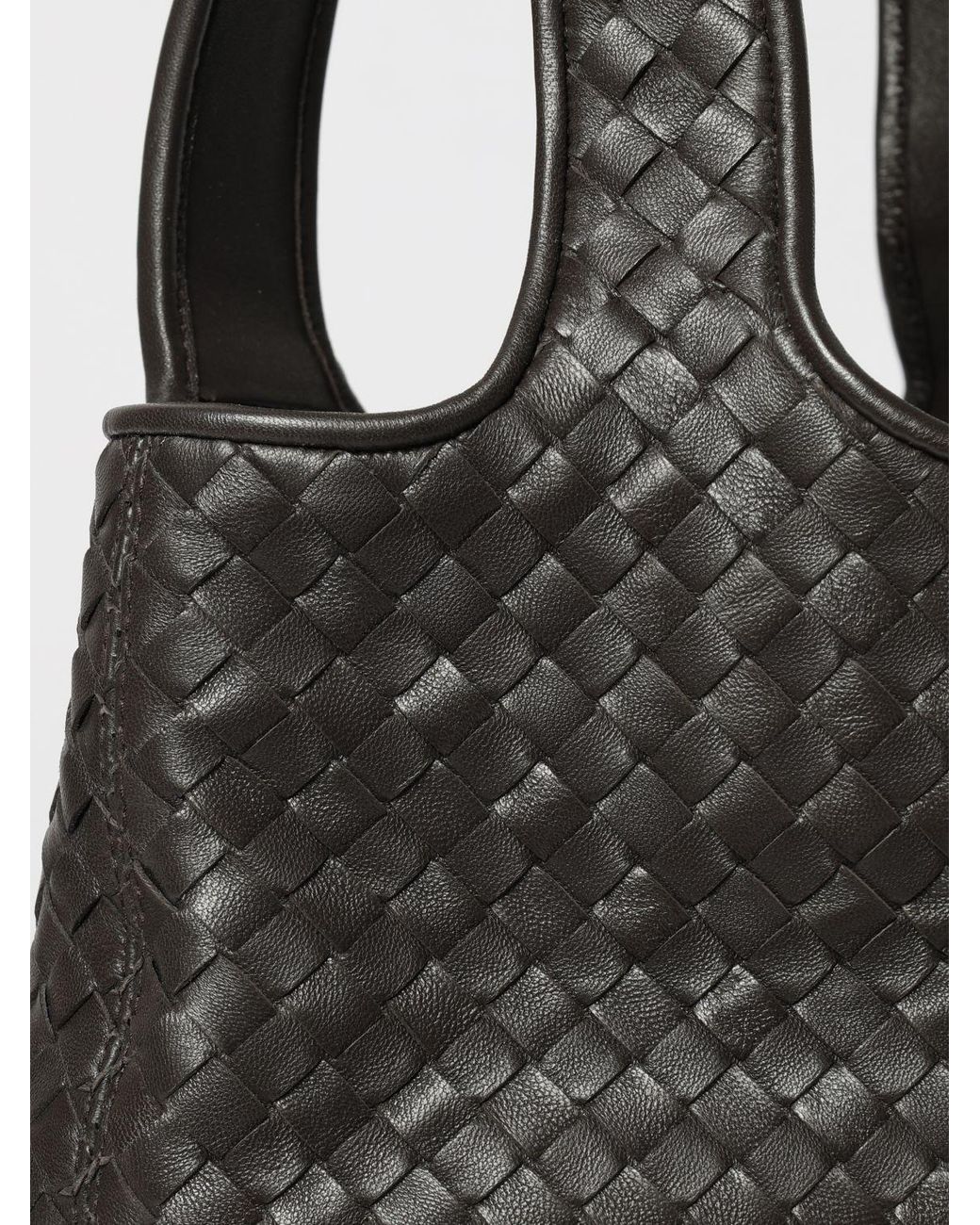 Bottega Veneta Black Veneto Intrecciato Nappa Leather Tote Bag for men