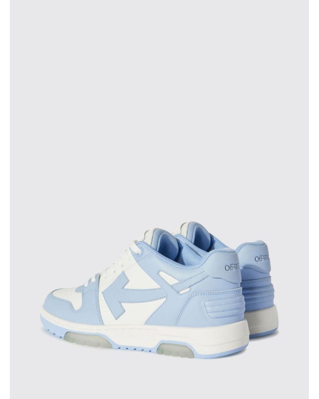 Off-White c/o Virgil Abloh Blue Out Of Office Leather Sneakers for men