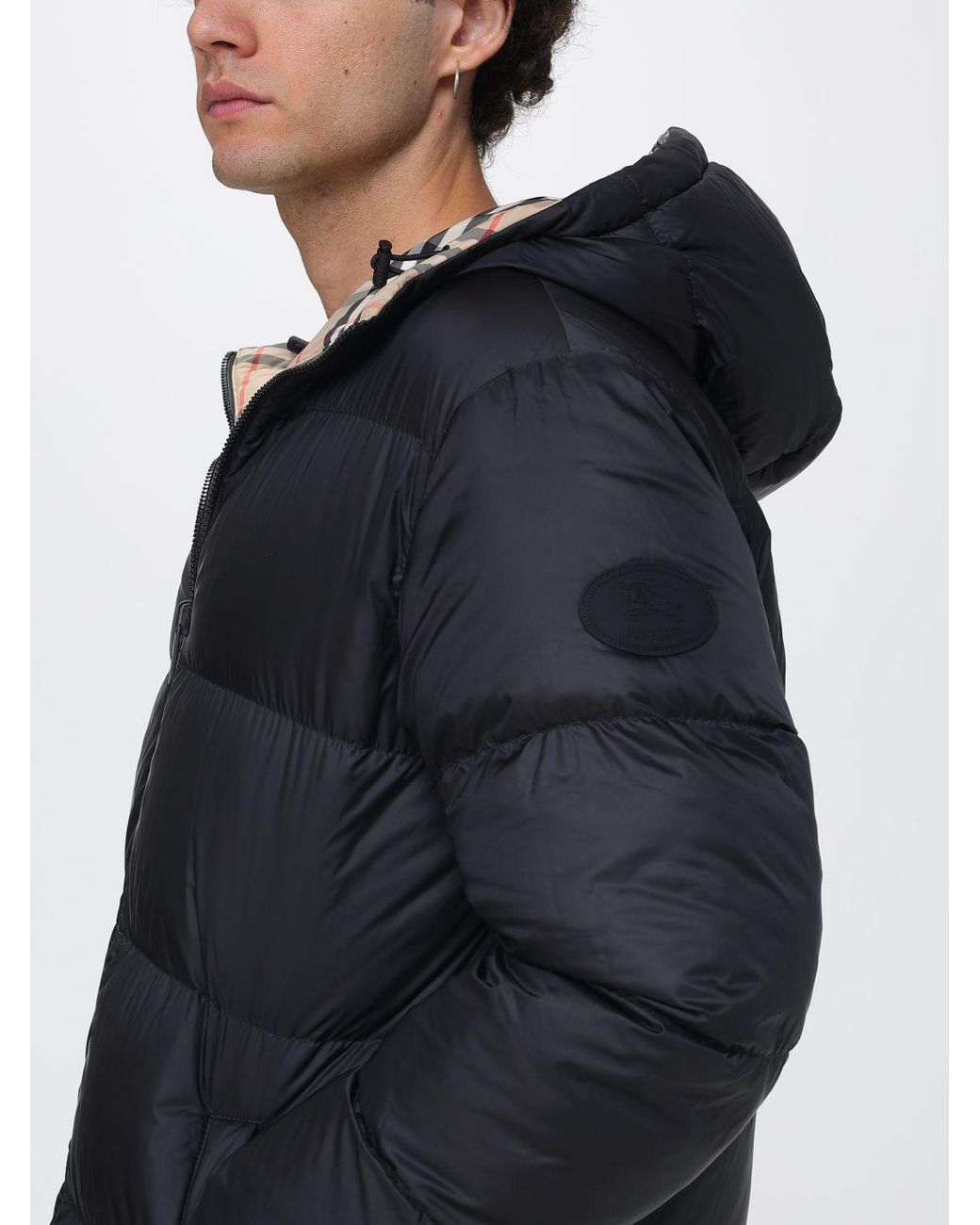 Burberry Brown Reversible Hooded Quilted Puffer Jacket for men