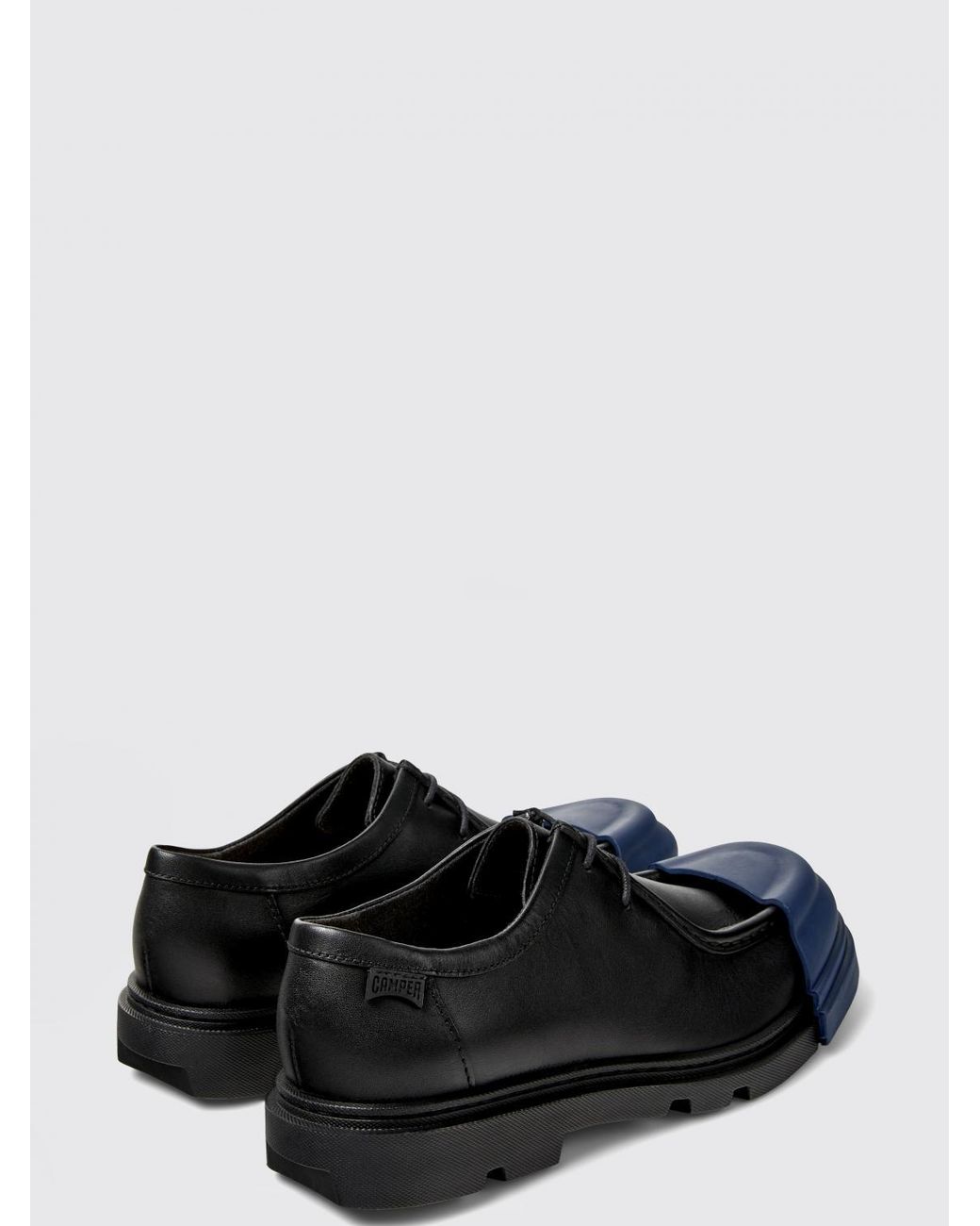 Camper White Junction Leather And Rubber Derby