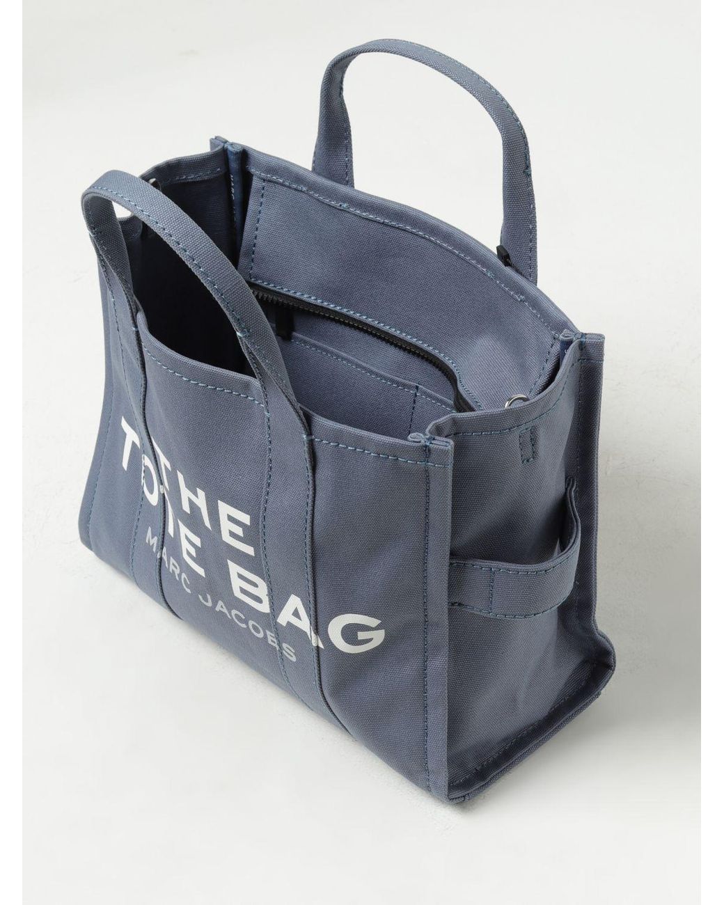 Marc Jacobs Blue The Medium Tote Bag Aus Canvas