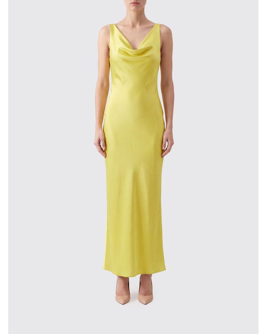 Norma Kamali Yellow Dress