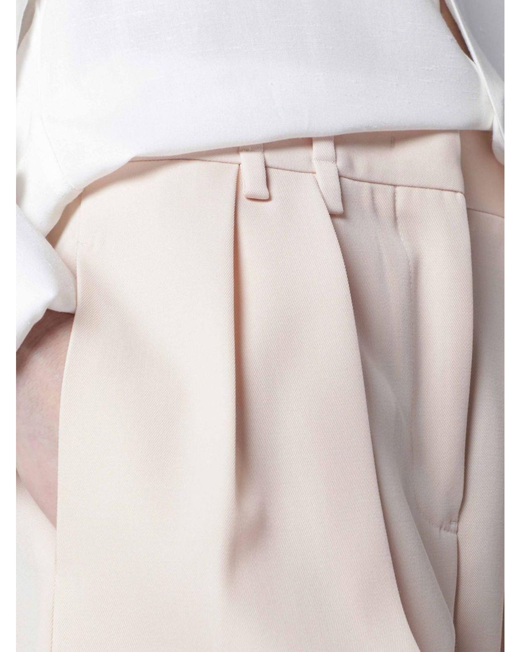 Jil Sander Pink Wool Pants