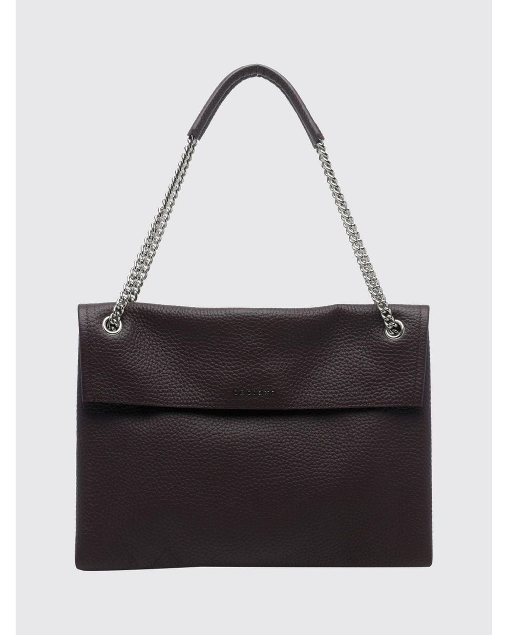 Orciani Black Venus Medium Shoulder Bag