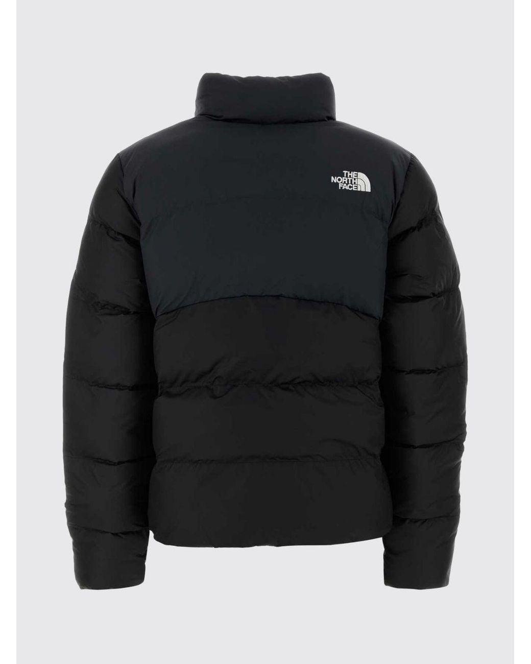 The North Face Black Water-Repellent Cropped Puffer Jacket With Funnel Neck