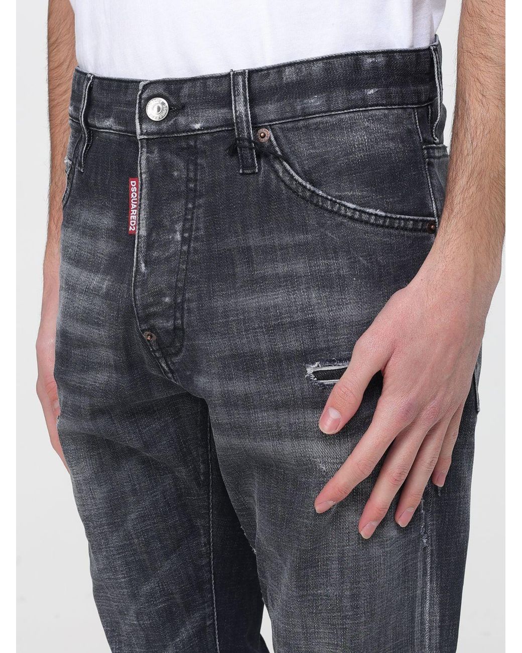 DSquared² Blue Skater Skinny Fit Denim Jeans for men
