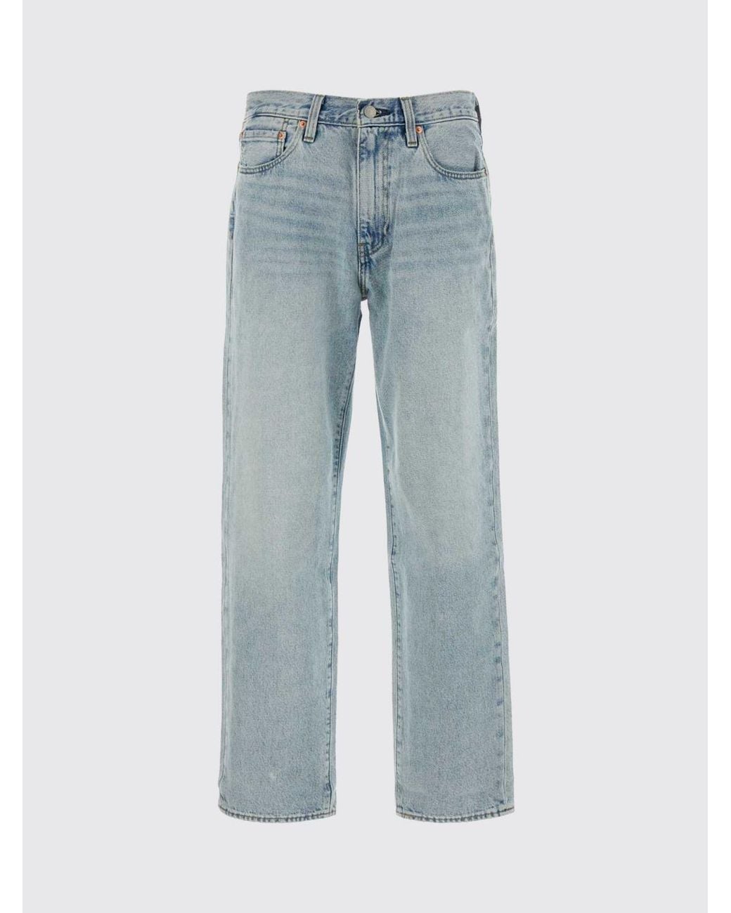 Levi's Blue 568 Straight Leg Jeans for men