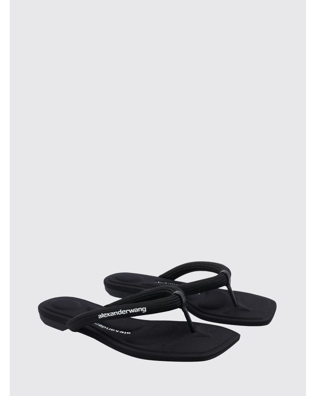 Alexander Wang White Mesh Jenna Flip-Flops