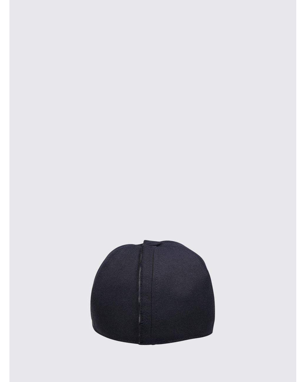 Comme des Garçons Blue Asymmetrical Wool-Blend Baseball Cap for men