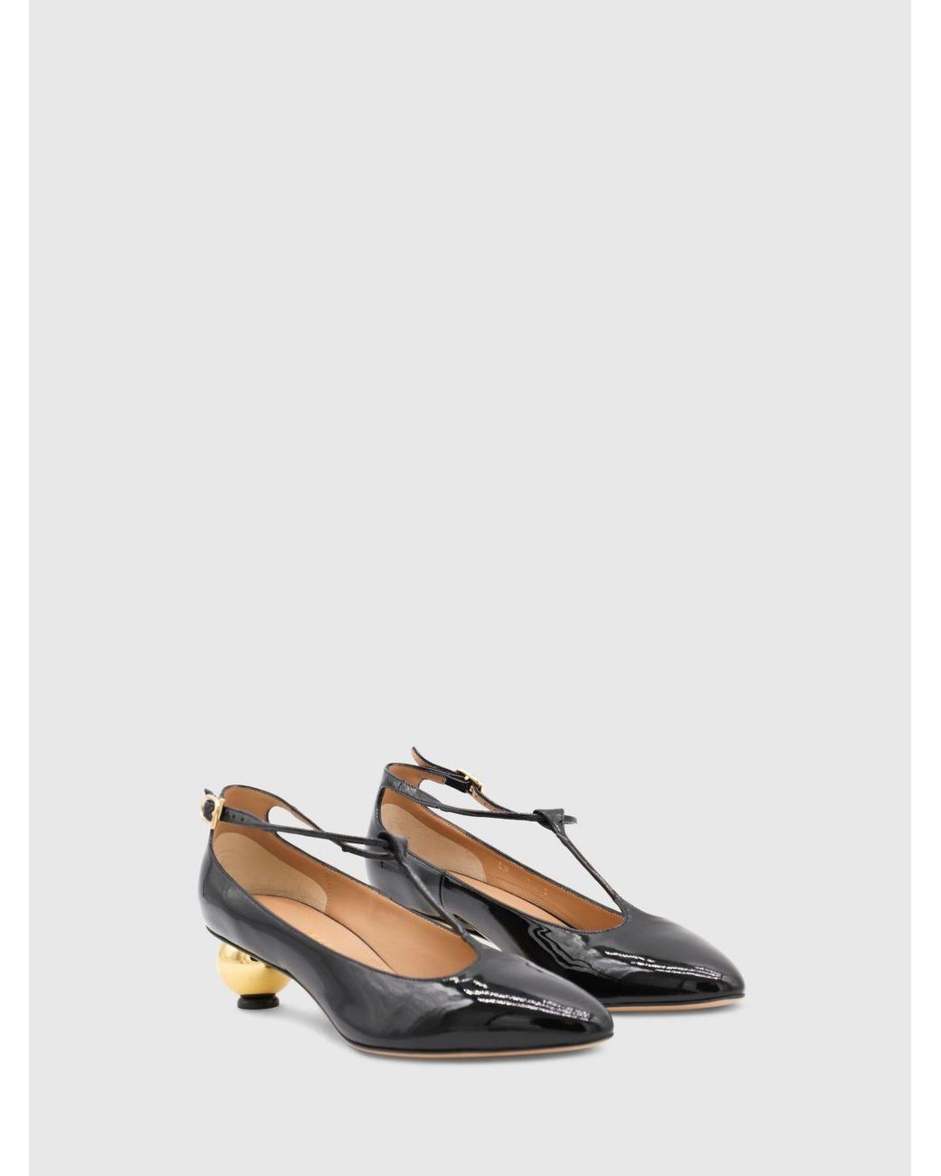 Ferragamo Black High Heel Shoes
