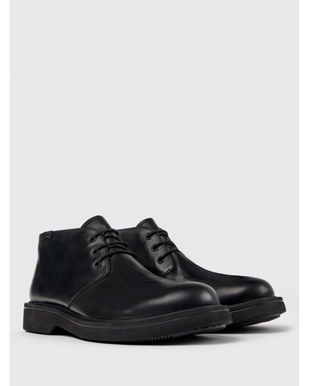 Camper Black Brogue Shoes for men