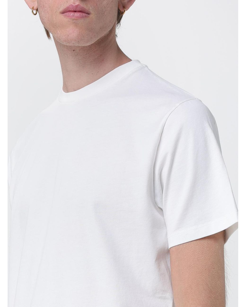 Barena White Cotton T-Shirt for men