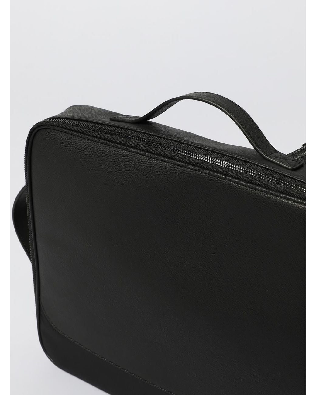 Emporio Armani Black Backpack for men