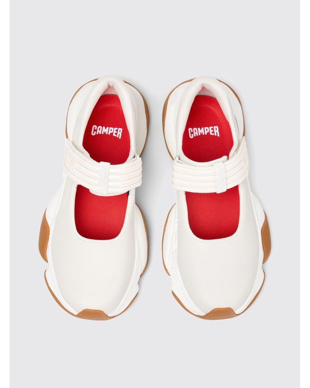 Camper White Karst 2 Leather Sneakers