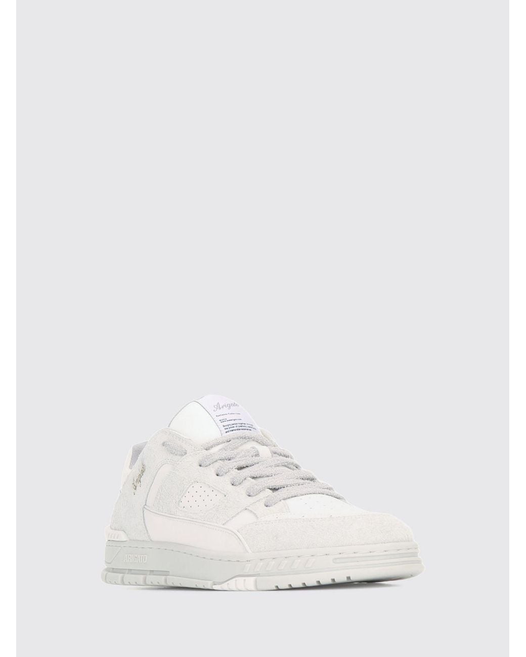 Axel Arigato Natural Area Lo Fluffy Two-Tone Leather And Suede Sneakers for men