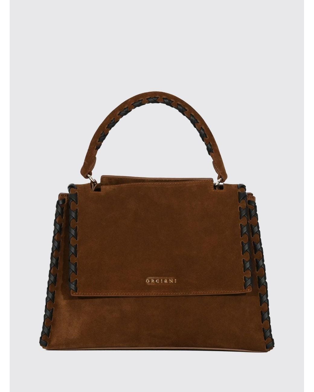 Orciani Brown Shoulder Bag