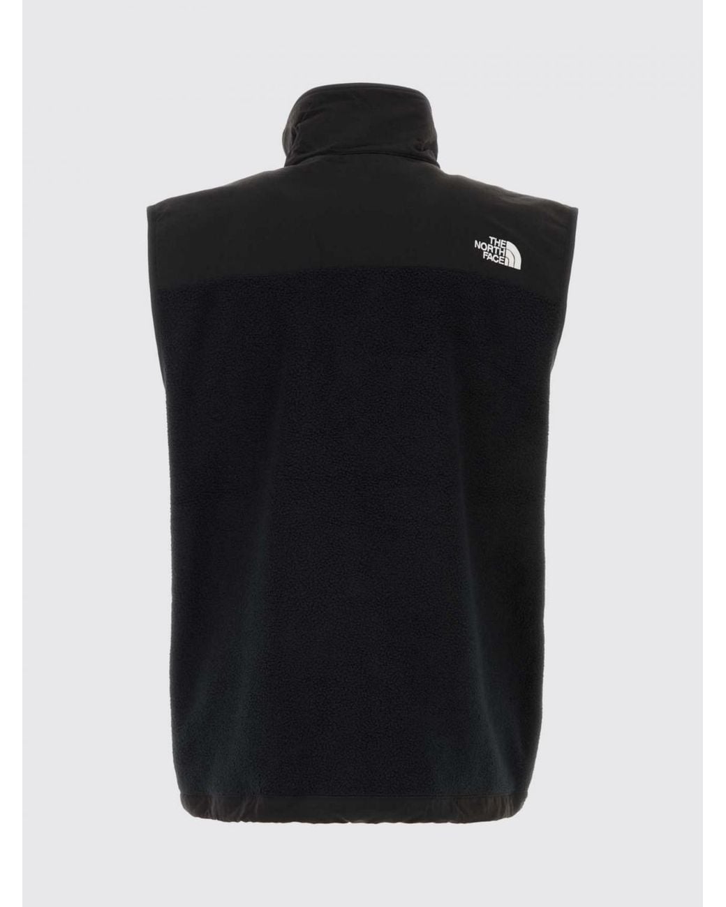 The North Face Black Retro Denali Polyester Fleece Gilet With High Neck And Contrast Logo for men