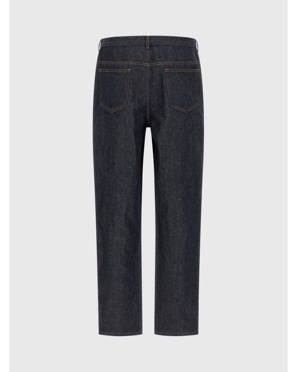 A.P.C. Blue Fairfax Straight Fit Cotton Denim Jeans for men