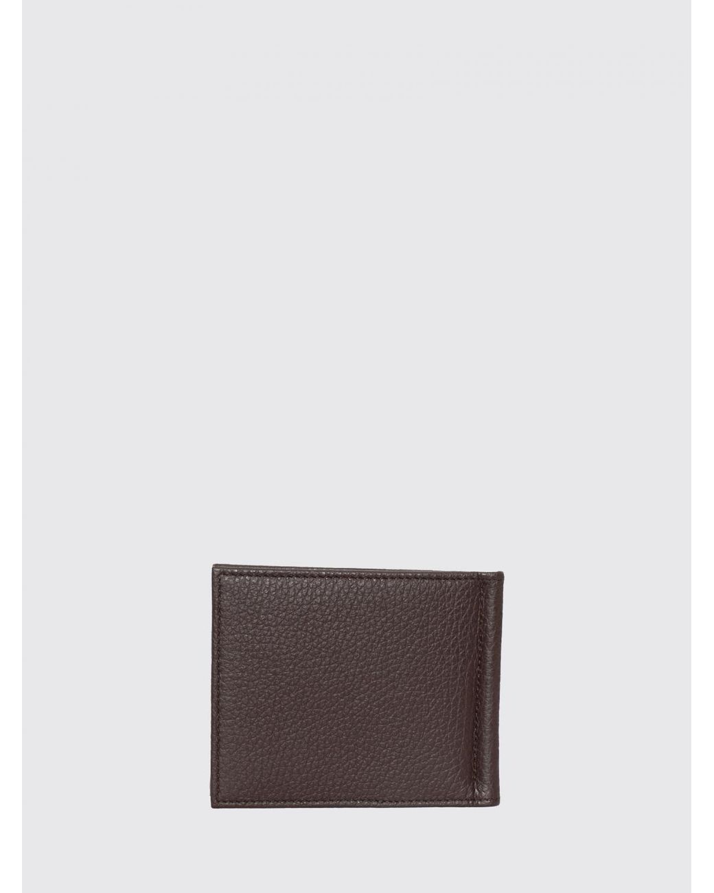 Orciani White Micron Hammered Leather Wallet for men
