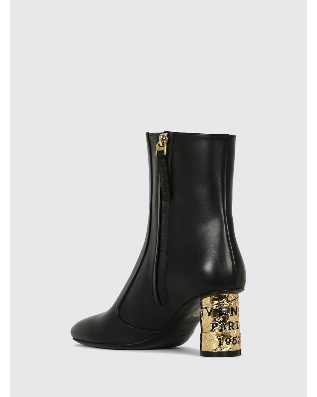 Givenchy Black Tape Ankle Boots