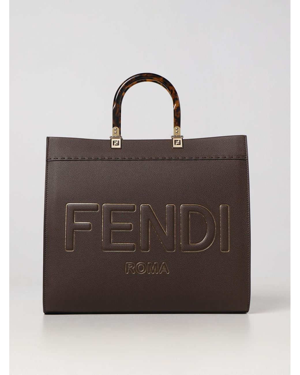 Fendi Tote Bags in Brown Lyst