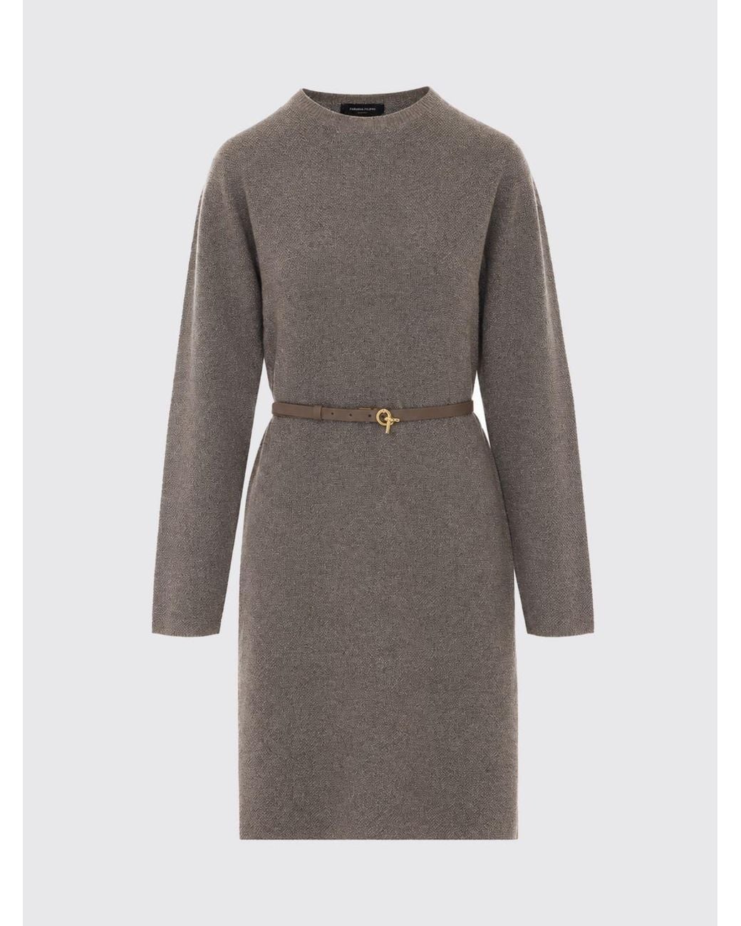 Fabiana Filippi Gray Dress