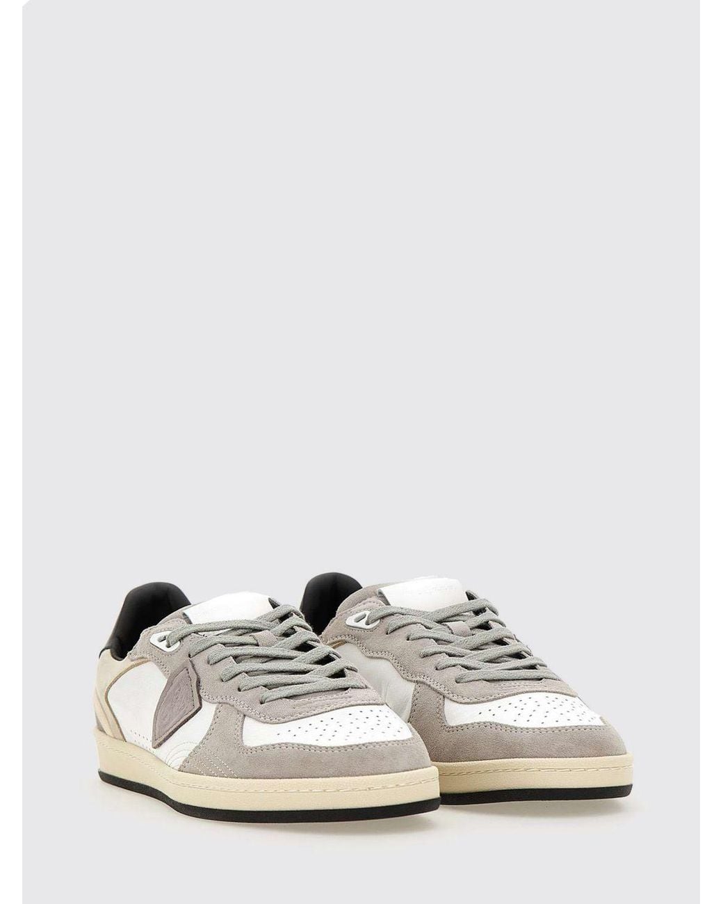 Philippe Model White Pgal Leather Sneakers for men